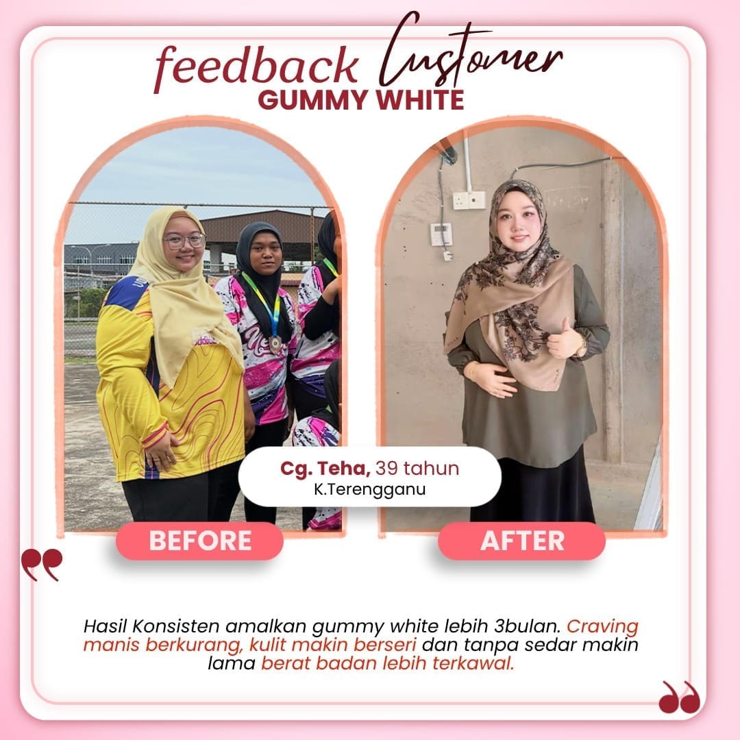 Gummy White customer feedback 1
