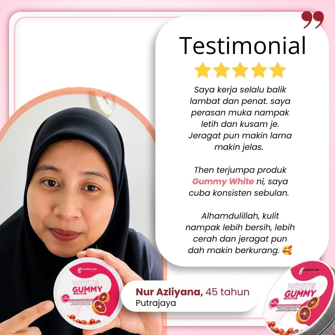 Gummy White customer feedback 3