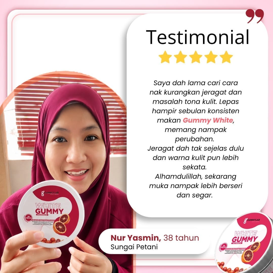 Gummy White customer feedback 6