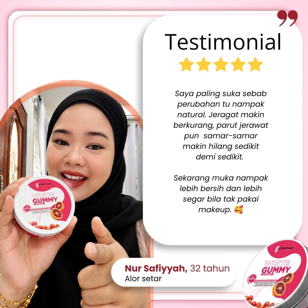 Gummy White customer feedback 7